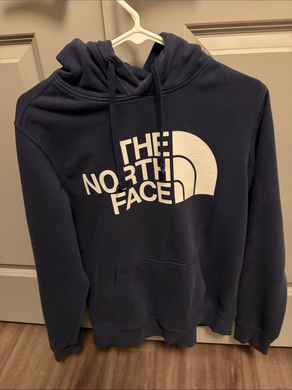 The North Face Men's Navy Blue Logo Crewneck Hoodie